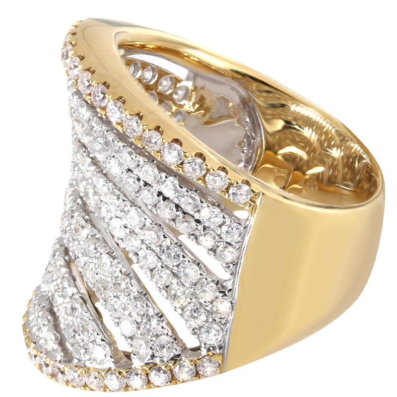 14K Ladies Diamond Cocktail Ring | 2.41 Carats | 10.29 Grams