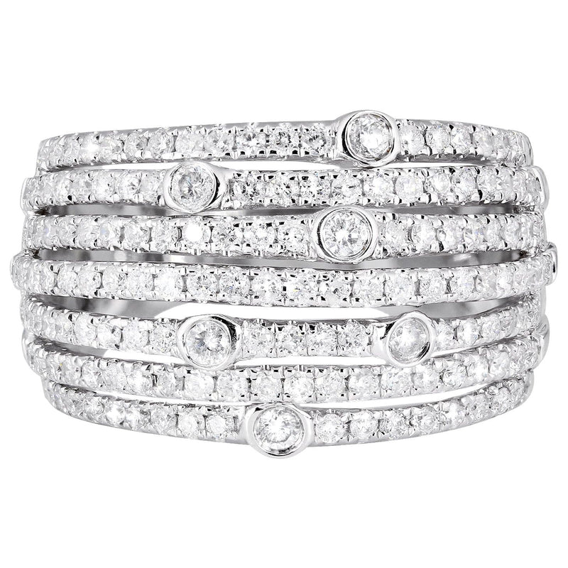 14K Ladies Diamond Cocktail Ring | 1.44 Carats | 7.68 Grams