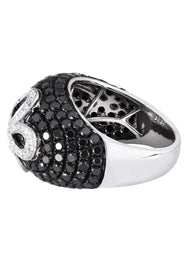 14K Ladies Black Diamond Cocktail Ring | 4.87 Carats | 12.05 Grams