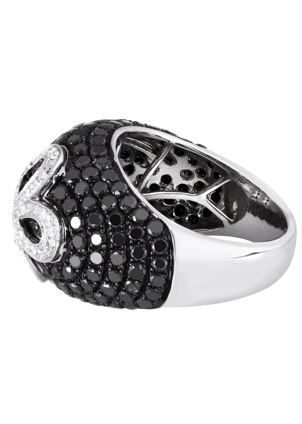 14K Ladies Black Diamond Cocktail Ring | 4.87 Carats | 12.05 Grams