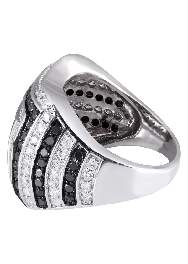 14K Ladies Black Diamond Cocktail Ring | 2.65 Carats | 13.96 Grams