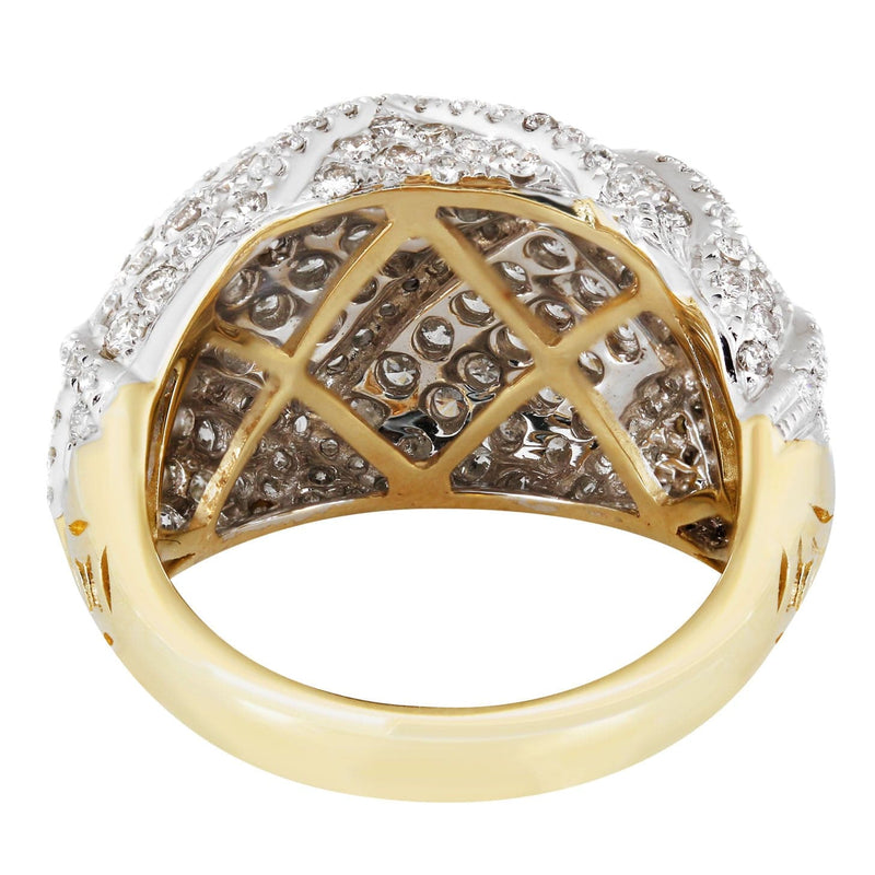 14K Ladies Diamond Cocktail Ring | 3.08 Carats | 10.25 Grams