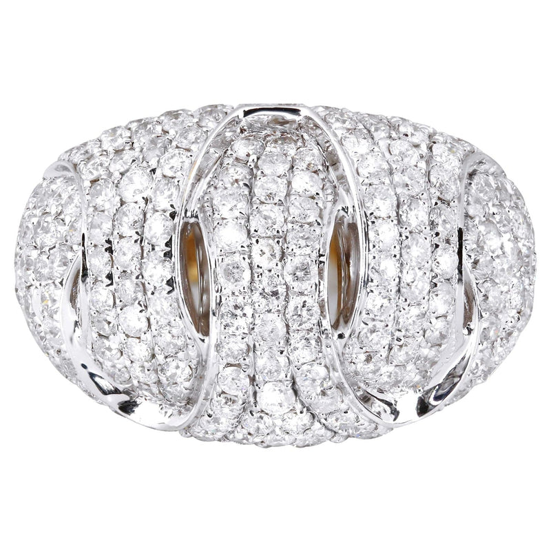 14K Ladies Diamond Cocktail Ring | 3.36 Carats | 8.02 Grams