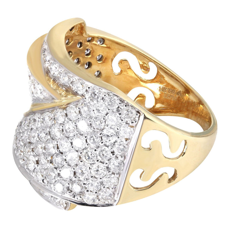14K Ladies Diamond Cocktail Ring | 2.45 Carats | 7.69 Grams