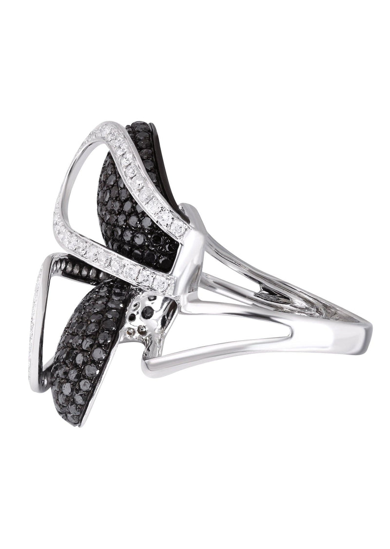 14K Ladies Black Diamond Cocktail Ring | 3.90 Carats | 10.37 Grams