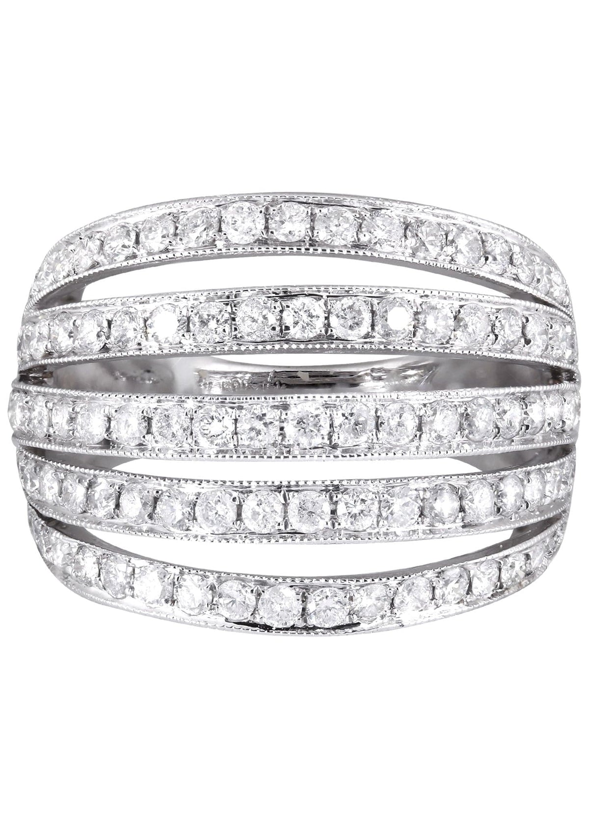 14K Ladies Diamond Cocktail Ring | 2.07 Carats | 8.91 Grams