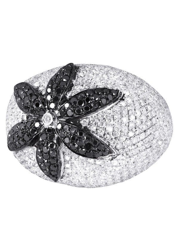14K Ladies Black Diamond Cocktail Ring | 5.84 Carats | 14.59 Grams