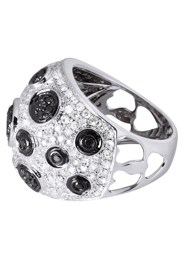 14K Ladies Black Diamond Cocktail Ring | 2.59 Carats | 12.29 Grams