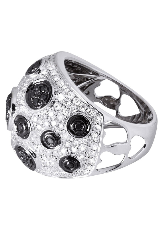 14K Ladies Black Diamond Cocktail Ring | 2.59 Carats | 12.29 Grams