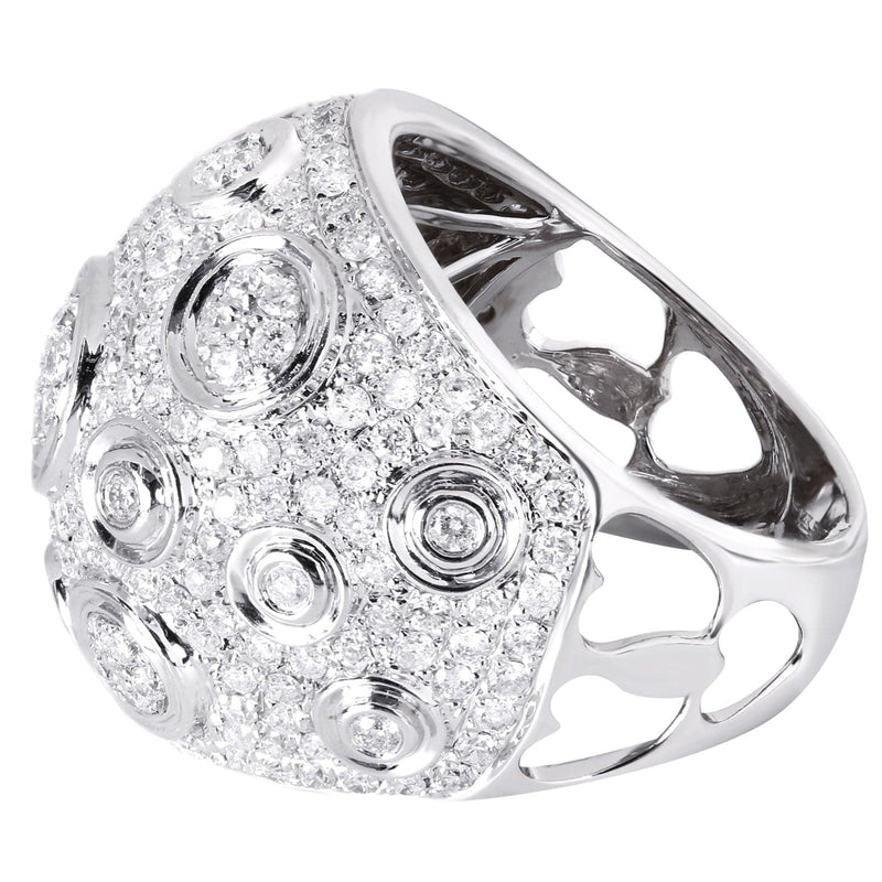 14K Ladies Diamond Cocktail Ring | 2.48 Carats | 12.49 Grams