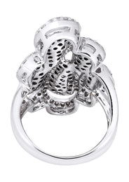 14K Ladies Black  Diamond Cocktail Ring | 0.84 Carats | 13.45 Grams