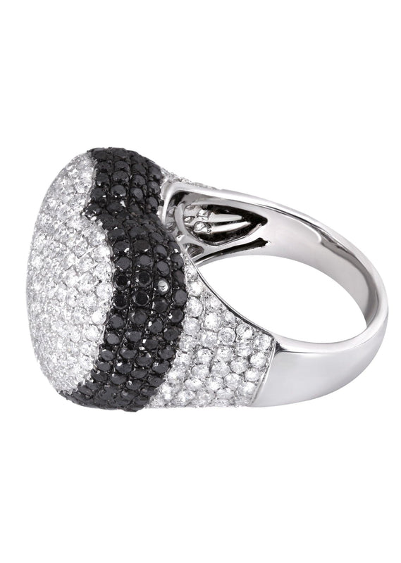 14K Ladies Black Diamond Cocktail Ring | 4.65 Carats | 11.12 Grams