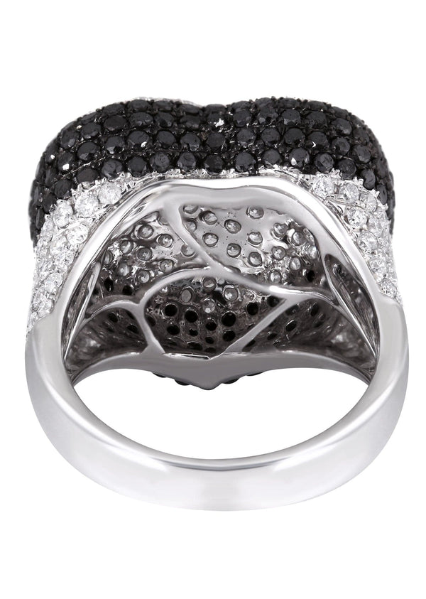 14K Ladies Black Diamond Cocktail Ring | 4.65 Carats | 11.12 Grams