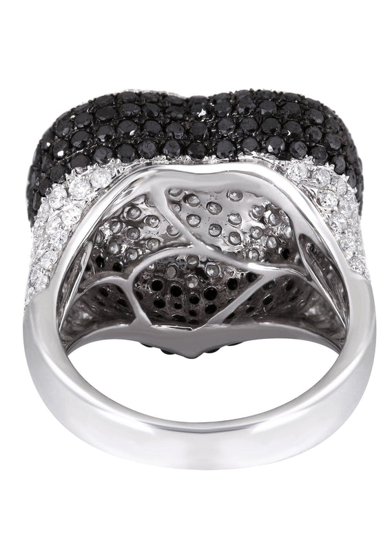 14K Ladies Black Diamond Cocktail Ring | 4.65 Carats | 11.12 Grams