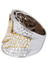 14K Ladies Diamond Cocktail Ring | 3.24 Carats | 13 Grams