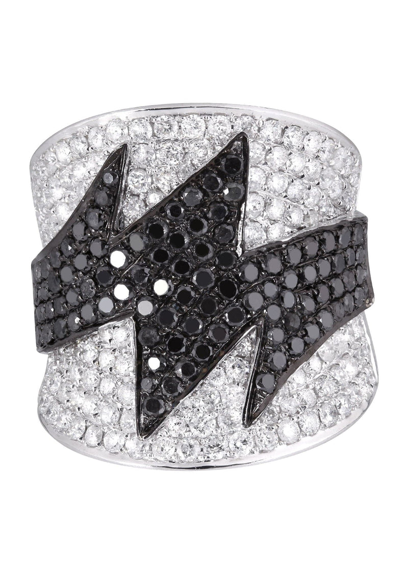 14K Ladies Black Diamond Cocktail Ring | 3.47 Carats | 13.56 Grams