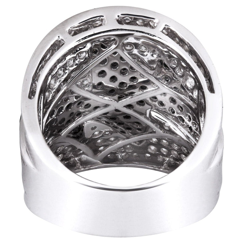 14K Ladies Black Diamond Cocktail Ring | 3.47 Carats | 13.56 Grams