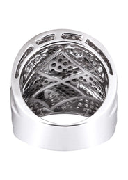 14K Ladies Black Diamond Cocktail Ring | 3.47 Carats | 13.56 Grams