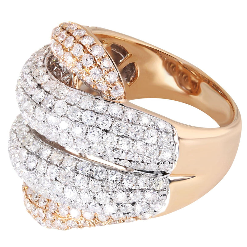 14K Ladies Diamond Cocktail Ring | 3.56 Carats | 10.84 Grams