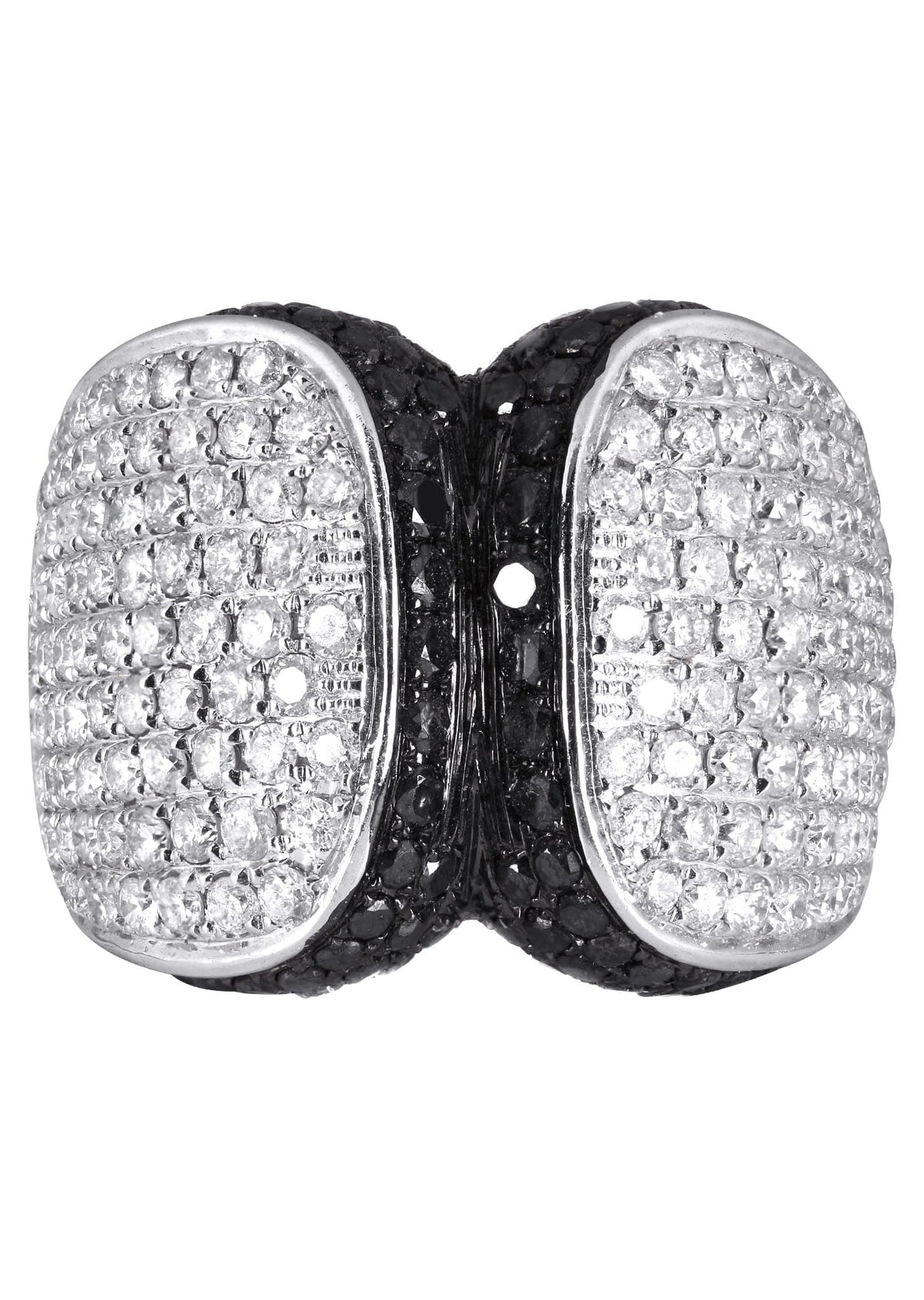 14K Ladies Black Diamond Cocktail Ring | 3.75 Carats | 12.78 Grams