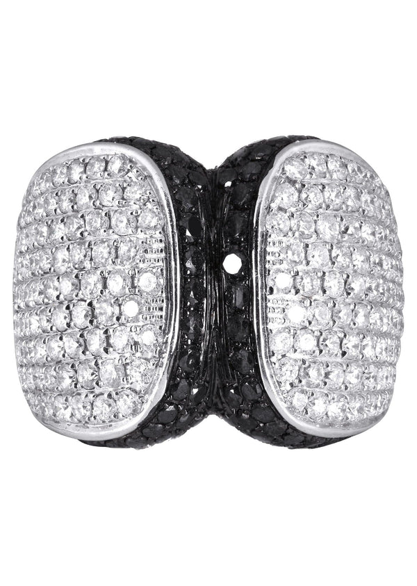 14K Ladies Black Diamond Cocktail Ring | 3.75 Carats | 12.78 Grams