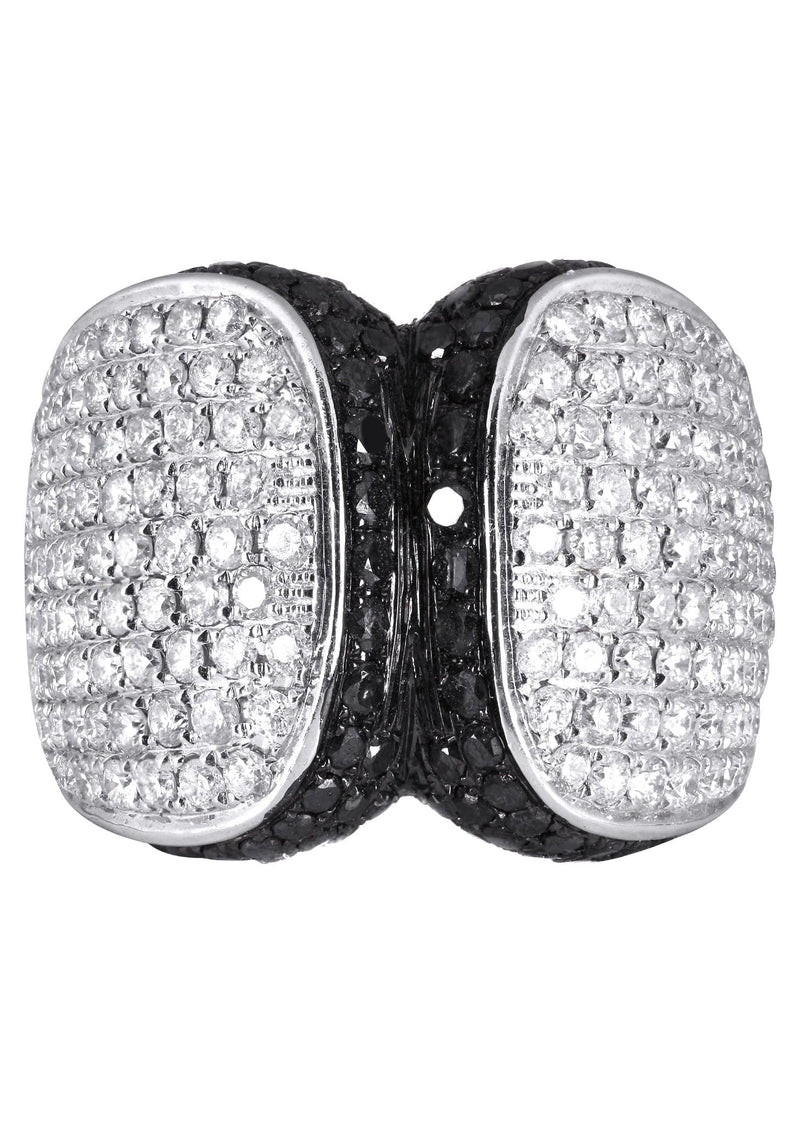 14K Ladies Black Diamond Cocktail Ring | 3.75 Carats | 12.78 Grams