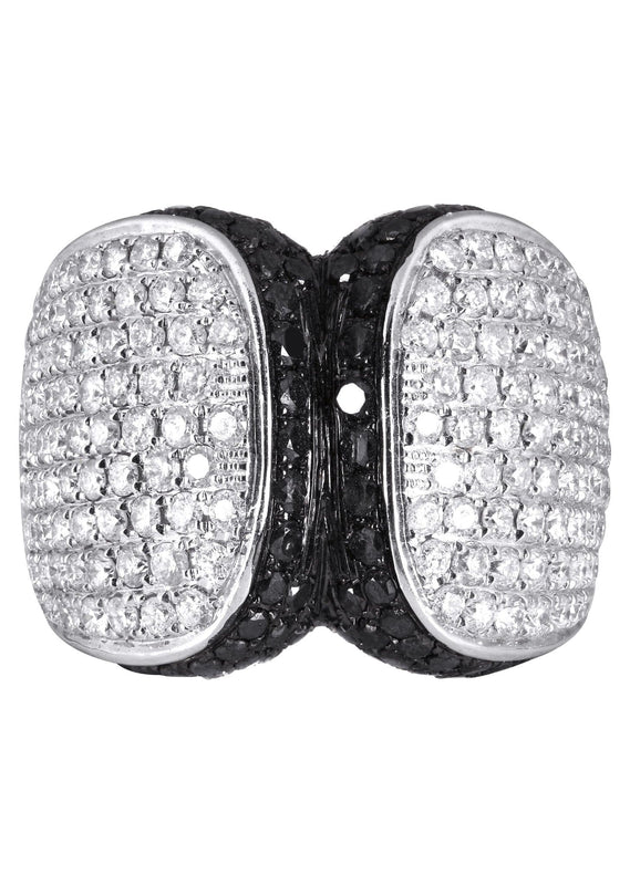 14K Ladies Black Diamond Cocktail Ring | 3.75 Carats | 12.78 Grams
