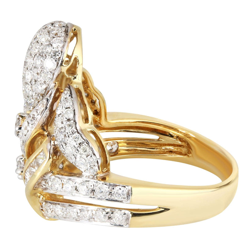 14K Ladies Diamond Cocktail Ring | 2.00 Carats | 6.88 Grams