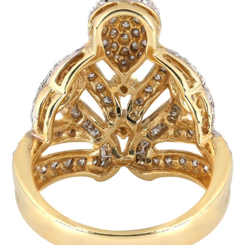 14K Ladies Diamond Cocktail Ring | 2.00 Carats | 6.88 Grams