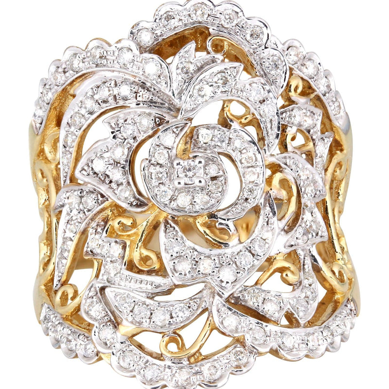 14K Ladies Diamond Cocktail Ring | 0.62 Carats | 8.69 Grams