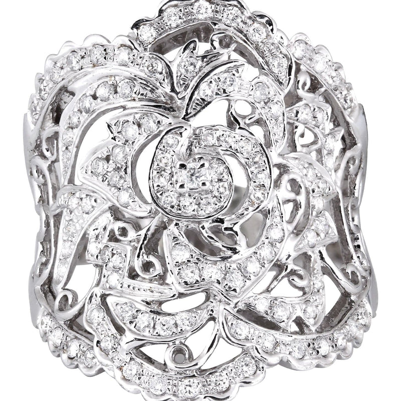 14K Ladies Diamond Cocktail Ring | 0.61 Carats | 8.45 Grams