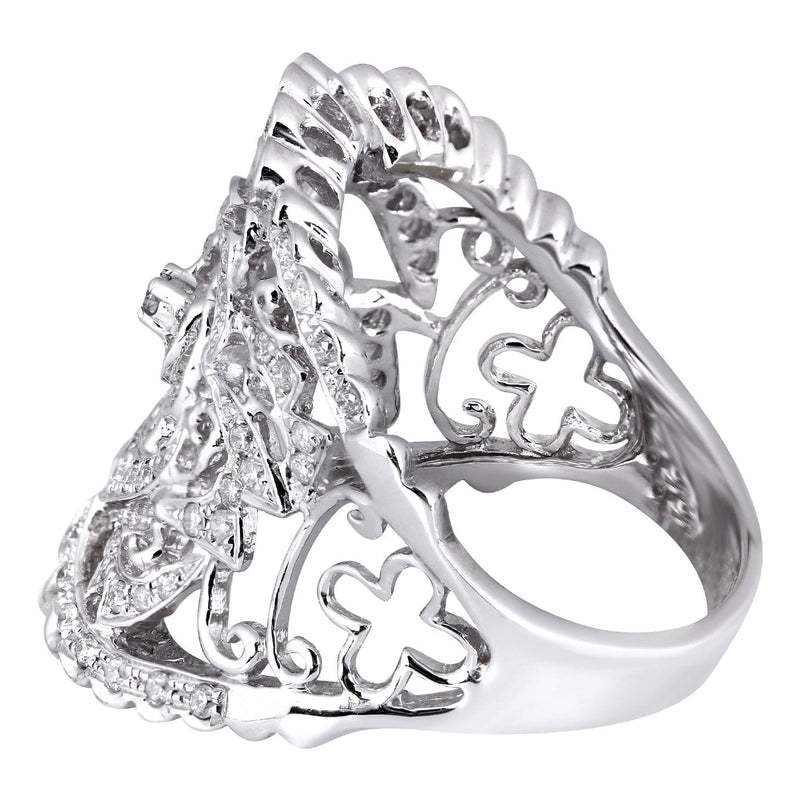 14K Ladies Diamond Cocktail Ring | 0.61 Carats | 8.45 Grams