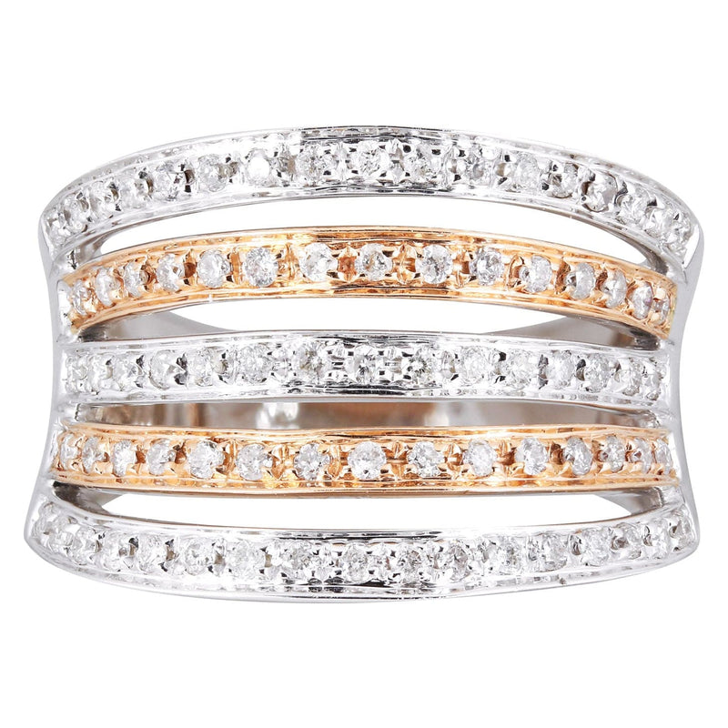 14K Ladies Diamond Cocktail Ring | 0.46 Carats | 8.64 Grams
