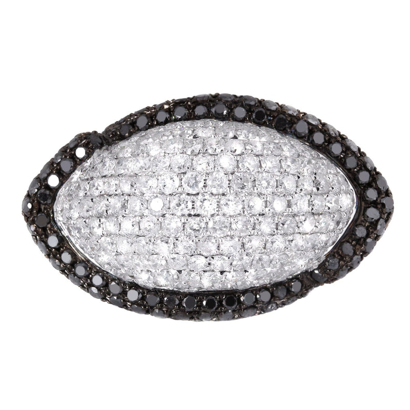 14K Ladies Black Diamond Cocktail Ring | 5.11 Carats | 10.79 Grams