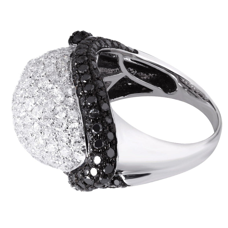 14K Ladies Black Diamond Cocktail Ring | 5.11 Carats | 10.79 Grams