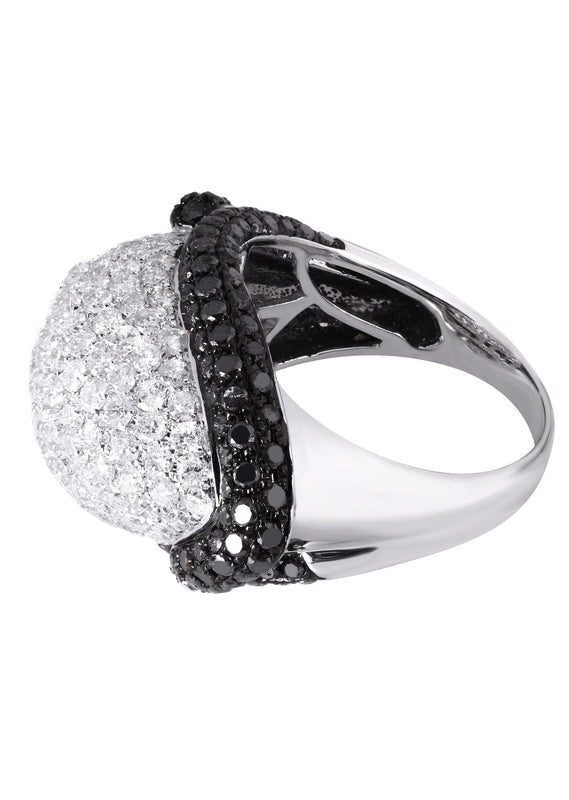 14K Ladies Black Diamond Cocktail Ring | 5.11 Carats | 10.79 Grams
