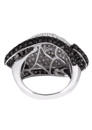14K Ladies Black Diamond Cocktail Ring | 5.11 Carats | 10.79 Grams