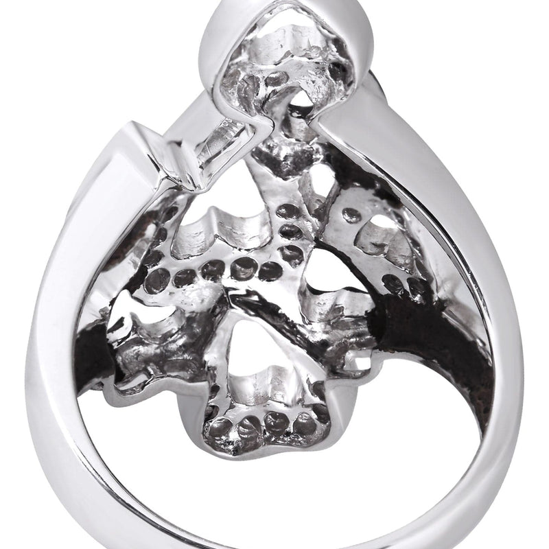 14K Ladies Black Diamond Cocktail Ring | 0.48 Carats | 10.21 Grams