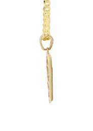 10K Yellow Gold Flag of Texas Necklace | Appx. 5 - 12 Grams