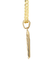 10K Yellow Gold Flag of the Dominican Republic Necklace | Appx. 5 - 12 Grams