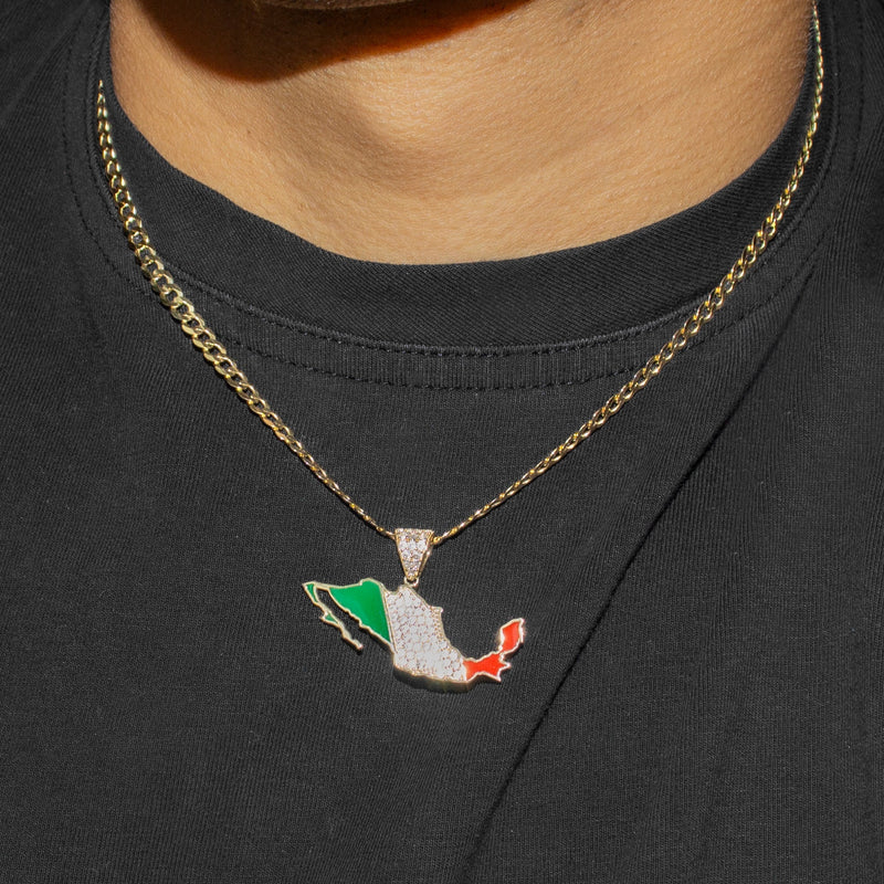 10K Yellow Gold Mexico Necklace | Appx. 2.4 - 9.4 Grams