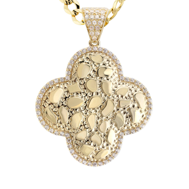 10K Yellow Gold Nugget Necklace | Appx. 4.5 - 18.5 Grams