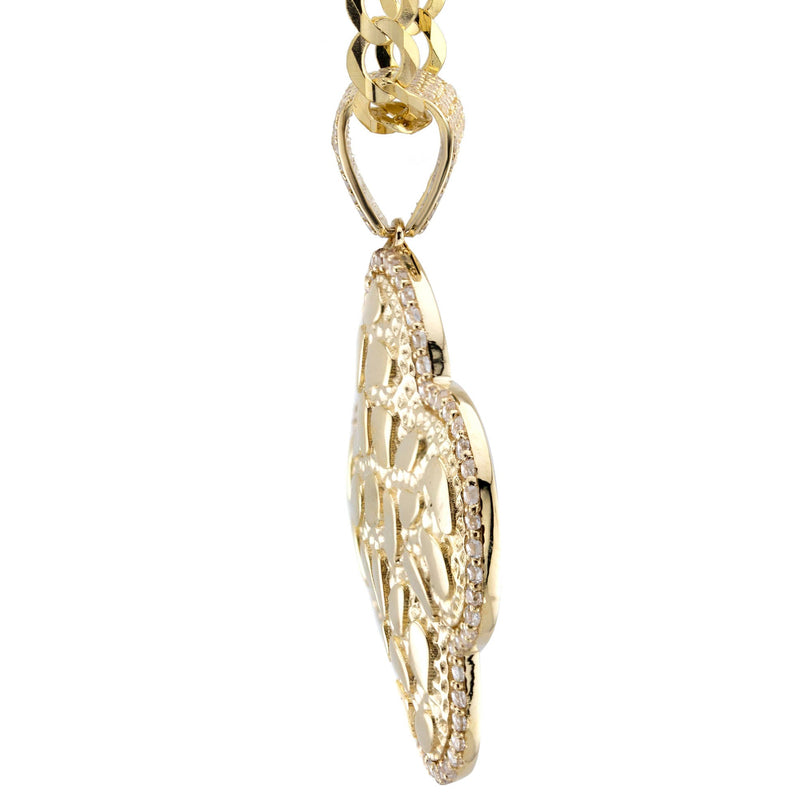 10K Yellow Gold Nugget Necklace | Appx. 4.5 - 18.5 Grams