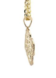 10K Yellow Gold Nugget Necklace | Appx. 4.5 - 18.5 Grams