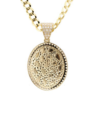 10K Yellow Gold Oval Nugget Necklace | Appx. 3.3 - 17.3 Grams