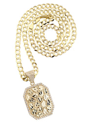 10K Yellow Gold Nugget Necklace | Appx. 4.5 - 18.5 Grams