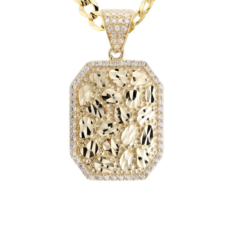 10K Yellow Gold Nugget Necklace | Appx. 4.5 - 18.5 Grams