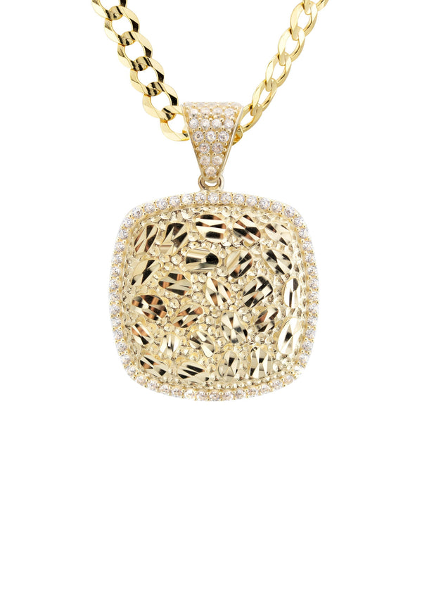 10K Yellow Gold Nugget Necklace | Appx. 5.5 - 19.5 Grams