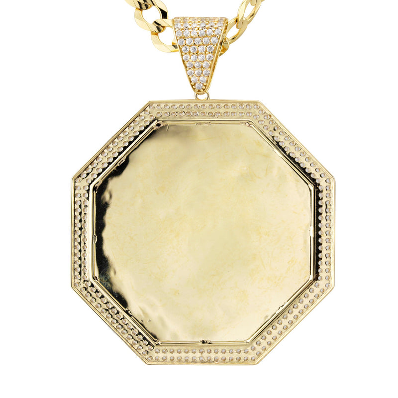 10K Yellow Gold Jesus Head Necklace | Appx. 14 - 28 Grams