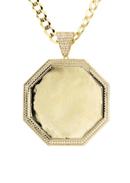 10K Yellow Gold Jesus Head Necklace | Appx. 14 - 28 Grams